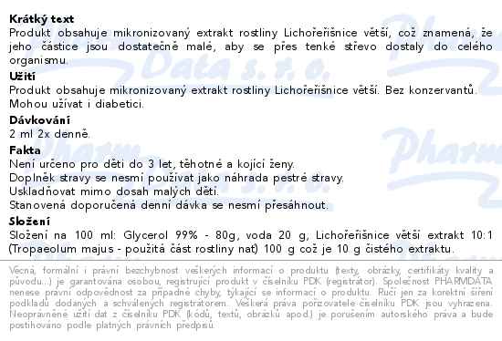 Edenpharma Lichořeřišnice větší roztok 100 ml