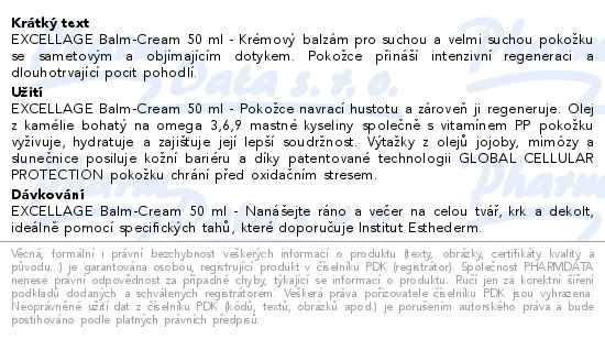 ESTHEDERM Excellage Balm-Cream 50ml