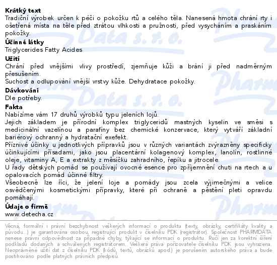 Jelení lůj - Originál 12g