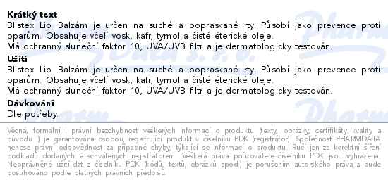 Blistex Lip Relief Cream SPF15 6ml