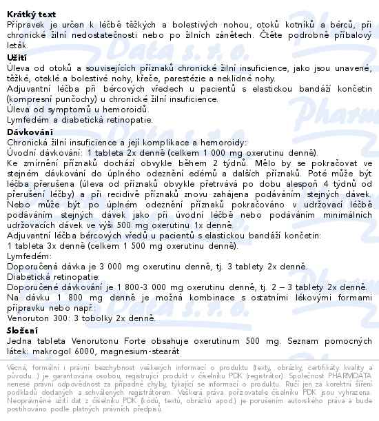 Venoruton FORTE 500mg 60 tablet