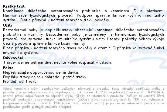 Favea Bactodermal Baby 30 sáčků