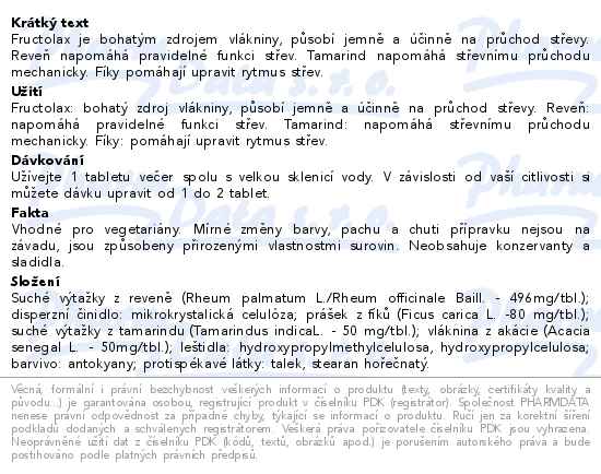 Fructolax Ovoce&Vláknina 30 tablet