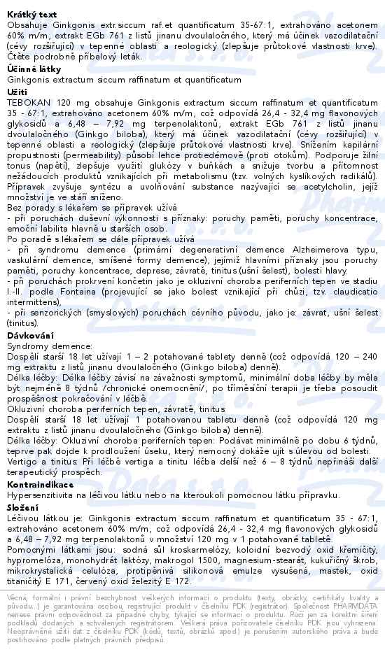 Tebokan 120mg 30 potahovaných tablet