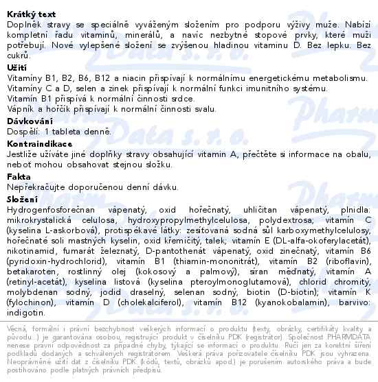 Centrum AZ pro muže tbl.30