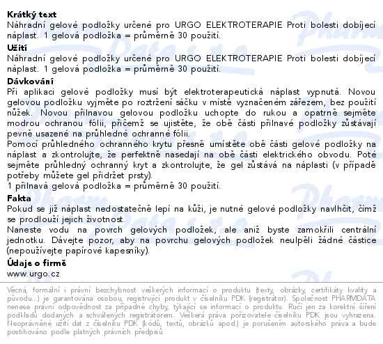 URGO Náhradní gelové podložky 3ks