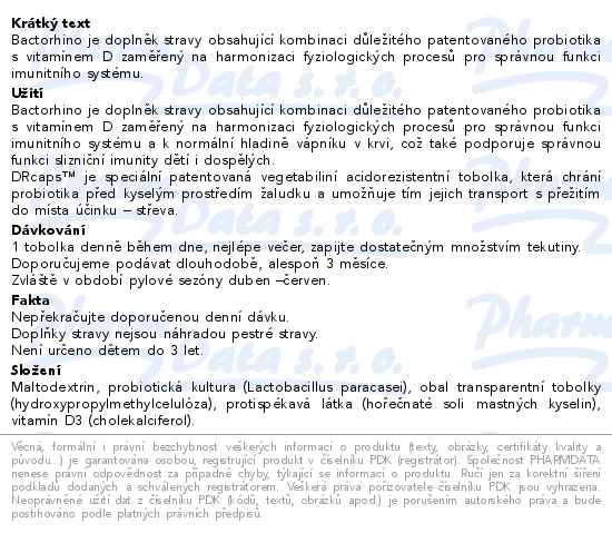 Favea Bactorhino + vitamin D 30 tbl.