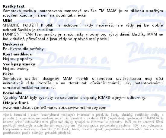 MAM Dudlík na láhev V1- Pomalý 0+m S 1KS