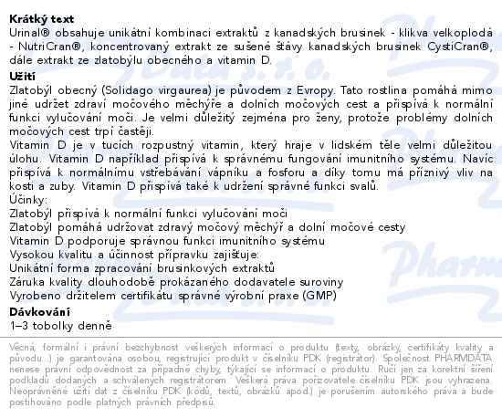 Walmark Urinal 30 tobolek