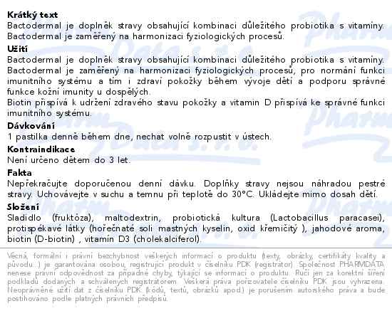 Favea Bactodermal 30 tbl.
