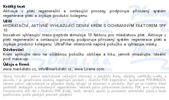 LIRENE Mezo-COLLAGENE Denní hyratační krém s