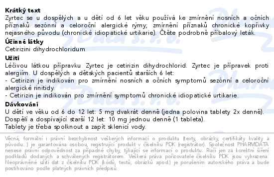 Zyrtec por.tbl.flm.7x10mg