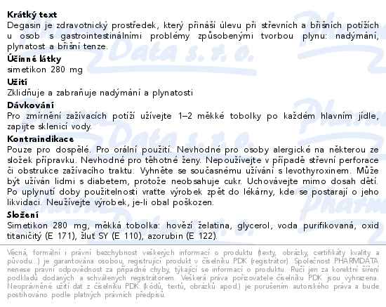 Walmark Degasin 280mg 32 tobolek