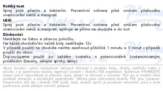 URGO Sprej proti plísním a bakteriím 125ml